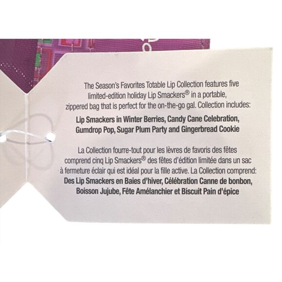 Vintage Bonne Bell Lip Smacker Season's Favorites Lip Balm Set 6 ct w/Zip Pouch - Picture 8 of 9